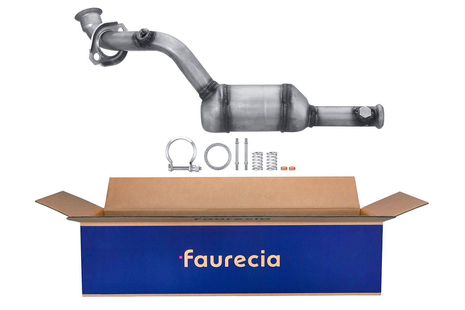HELLA 8Lb 366 021-991 Silencieux Avant Easy2Fit Kit Complet Pour Renault Kangoo
