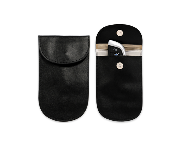 2 Buste Faraday Per Chiavi Auto – Blocco Segnale RFID, Mini E Portatili