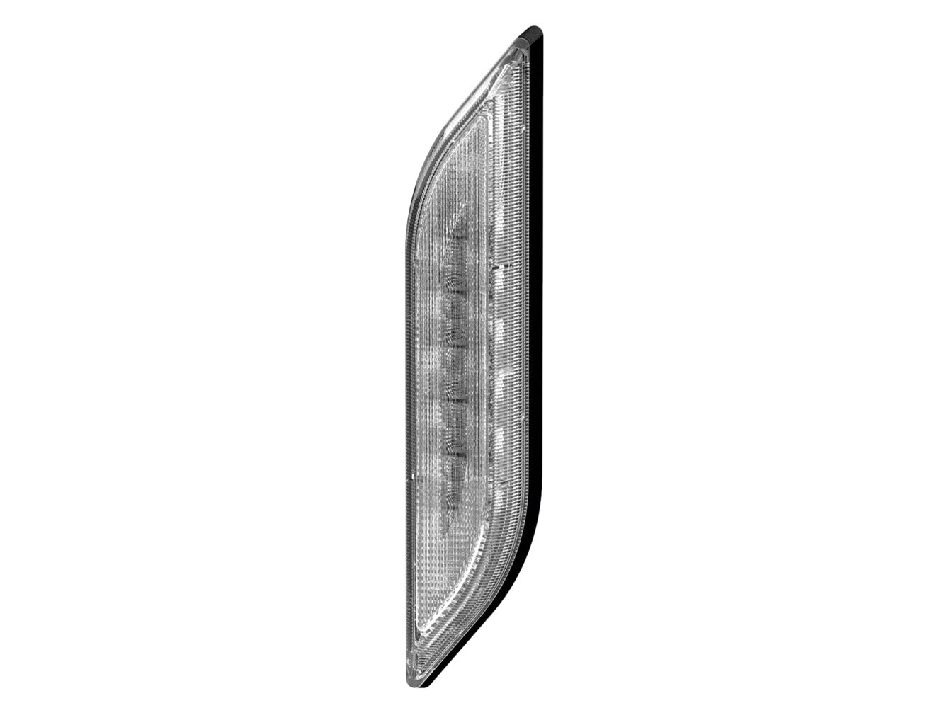 Produktbild von HELLA 2BA 013 332-211 Blinkleuchte - Shapeline Style Slim - LED - 24/12V - Geschraubt/Anbau - Lichtscheibenfarbe: Glasklar - Stecker: AMP - 2-polig - Hinten Links - Menge: 1