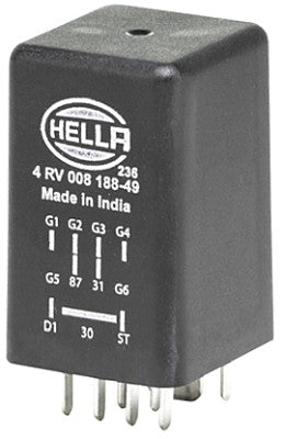 HELLA Centralina Preriscaldamento 12V 11 Poli – 4RV 008 188-061 – Per Mercedes W124 Con Rilevamento Temperatura Esterna