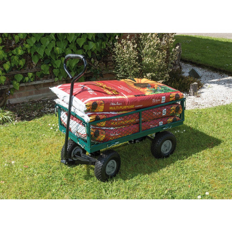Steel Mesh Gardener's Cart