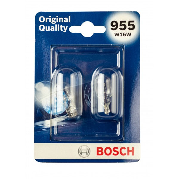 Bosch O.E. Quality W16W 12V 16W W2.1X9.5D(X2)