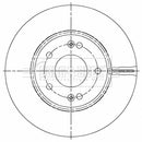 Borg & Beck Brake Disc (Pair)  - BBD5500