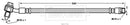 Borg & Beck Brake Hose  - BBH7740 fits G.M. Insignia 08-17