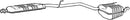 Klarius MZ416H - Box With Tail Pipe  - Fits Mercedes C180 1.8i