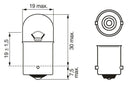 Bosch Eco R10W 12V Ba15S Part No - 1987302816