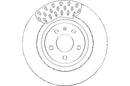 Disctech Brake Disc (Single) - Fits Audi - ABD3363 - Rear Axle