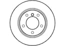 Disctech Brake Disc (Single) - Fits Bmw - ABD2128 - Front Axle