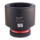 Milwaukee Hex socket ShW 1in STD 55mm-1pc - 4932480420