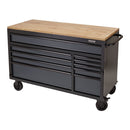 Bunker 56" 10 Drawer Trolley Grey - 08227