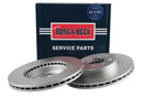 Borg & Beck Brake Disc (Pair)  - BBD5668