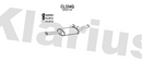 Klarius CL334Q - Box With Centre Pipe  - Fits Mitsubishi PAJERO IV (V8_W, V9_W)