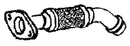 Klarius MZ581P - Front Pipe  - Fits Mercedes A160 1.5CDi