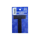 Castle Promotions T - 3in. Adhesive Digit - Black - Pack Of 12 - DPX12T
