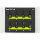 Carlyle Hand Tools 8PC 1/2DR Hex Impact Socket 6 - 19MM - CISS128HM