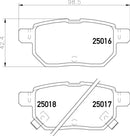 Mintex Brake Pad Set fits -Lexus Toyota MDB3062 (also fits other vehicles)