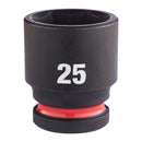 Milwaukee Hex socket ShW 1/2 STD 25mm-1pc - 4932480319