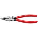 Draper KNIPEX 08 21 185 SB Needle-Nose Combination Pliers plastic coated black atramentized, 185mm