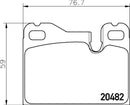 Mintex Brake Pad Set fits -Porsche MDB1133 (also fits other vehicles)