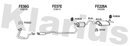 Klarius FE56G - Twin Front Pipe  - Fits Ford Fiesta 1.0,1.1