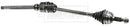 Borg & Beck Driveshaft - RH - BDS1651