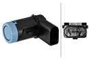 HELLA 6PX 358 270-561 Sensor, parking distance control - 3-pin connector - mounting