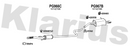 Klarius PG966C - Box With Centre Pipe  - Fits Peugeot 208 1.2THP