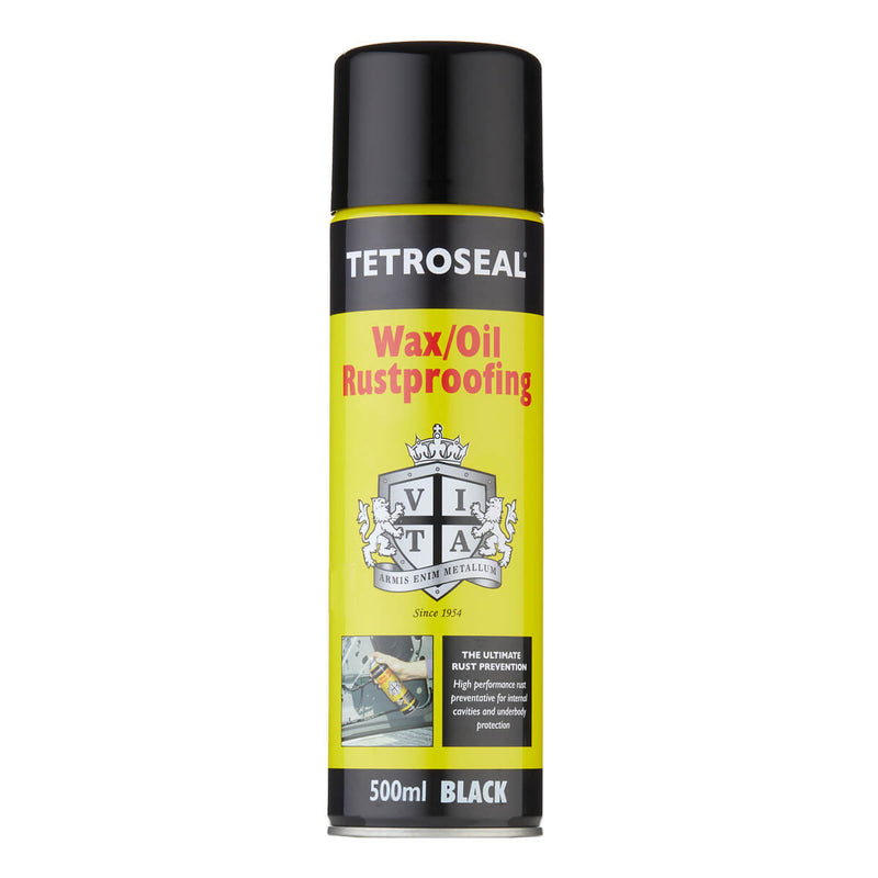 Tetroseal Wax Oil Rustproof Black 500ml - TETTWO502