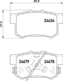 Mintex Brake Pad Set fits -Honda MDB2959 (also fits other vehicles)