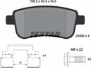 Renault, Brake Pad Set - Textar 2482001