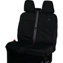 Town & Country Van Seat Cover - Double - Black -Ford Transit Custom 2013-23 - TCDBLK