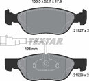 Textar Brake Pad Set - 2192901