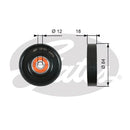 Gates DriveAlign Tensioner Pulley - T39177