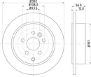 Mintex Brake Discs fits -Land Rover S260:5 MDC1830 (also fits other vehicles)