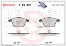 Brembo Brake Pad Set - P85097
