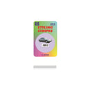 Castle Promotions Single Stripe - Silver - 3mm - 10m Length - CPS01S