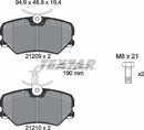 Textar Brake Pad Set - 2120909