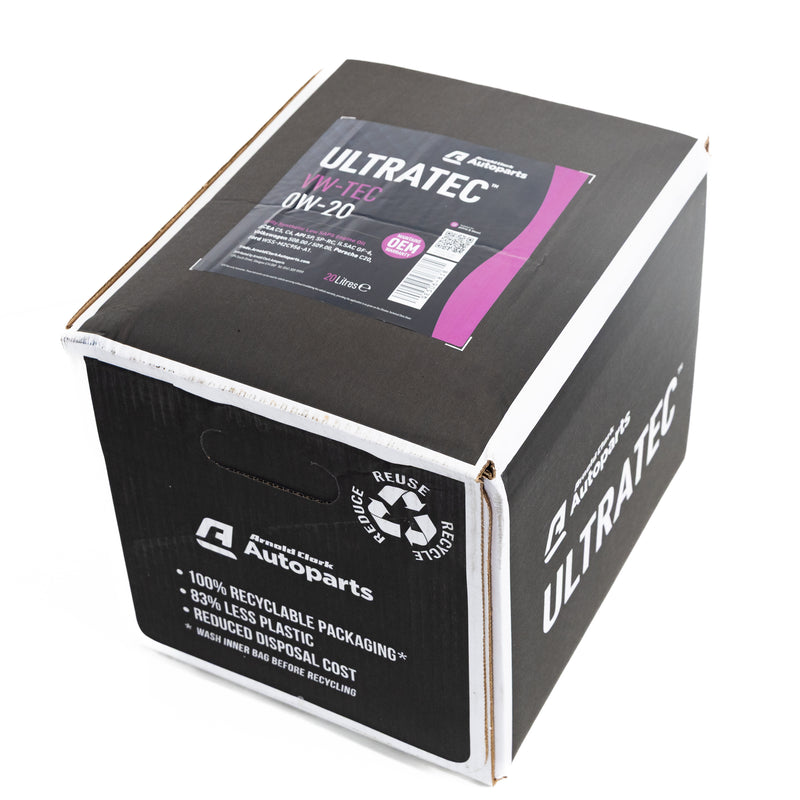 Ultratec VW-TEC 0W20 LSVW - Bag in Box 20 Litre Engine Oil