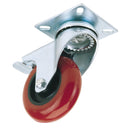 Draper PU Castor Plate/BK.-75mm DIA - 65514