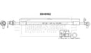 Borg & Beck Brake Hose  - BBH8982