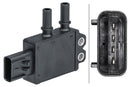 HELLA 6PP 009 403-311 Sensor, exhaust pressure - 4-pin connector - Bolted
