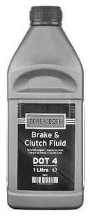 Borg & Beck Brake Fluid  - BBF4 fits DOT 4 Brake Fluid 1 ltr