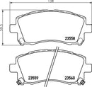 Mintex Brake Pad Set fits -Mitsubishi Subaru MDB1794 (also fits other vehicles)