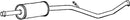 Klarius PG651P - Box With Centre Pipe  - Fits Citroen C4 2.0i