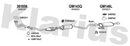 Klarius 301856 - Front Pipe For Cat  - Fits Opel Astra F 1.8i