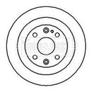 Borg & Beck Brake Disc Pair  - BBD4994 fits Mazda MX-3/MX-5/323