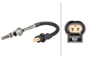 HELLA 6PT 358 181-231 Sensor, exhaust gas temperature - 2-pin connector