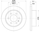 Mintex Brake Discs fits -MercedesBenz Brake Disc V314:5 MDC2851C (also fits other vehicles)