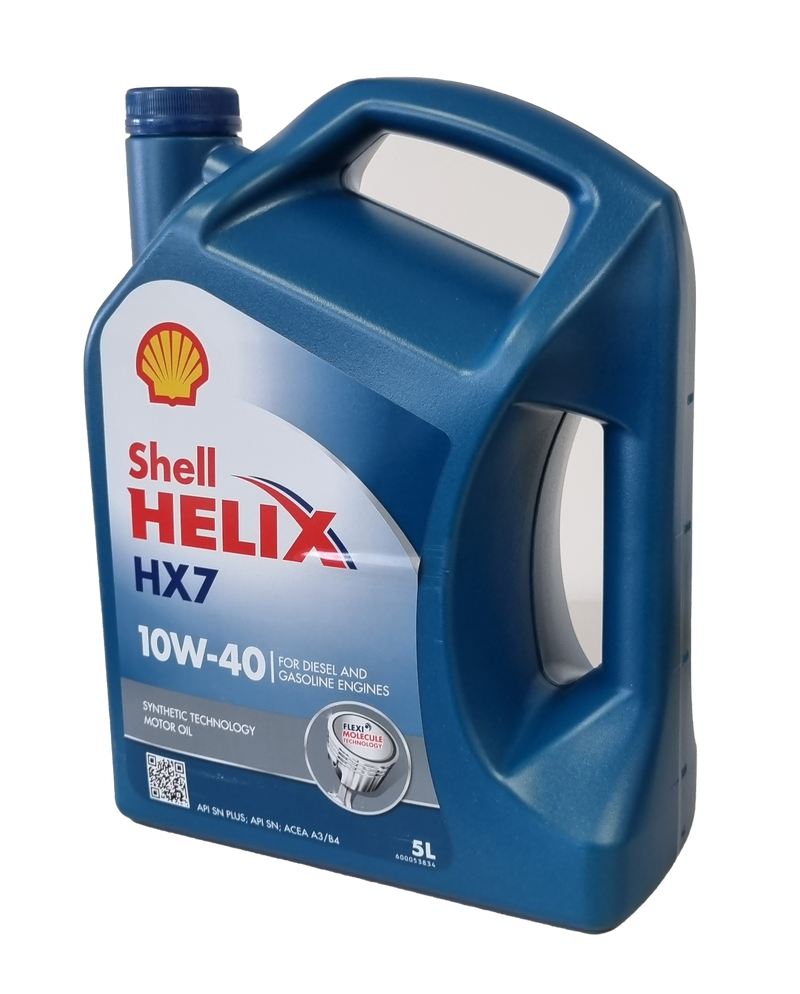 Shell Helix HX7 10W40 Synthetic - 5L engine oil 550053738 550070413