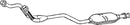 Klarius MZ245J - Box With Front Pipe  - Fits Mercedes 300 D 3.0D
